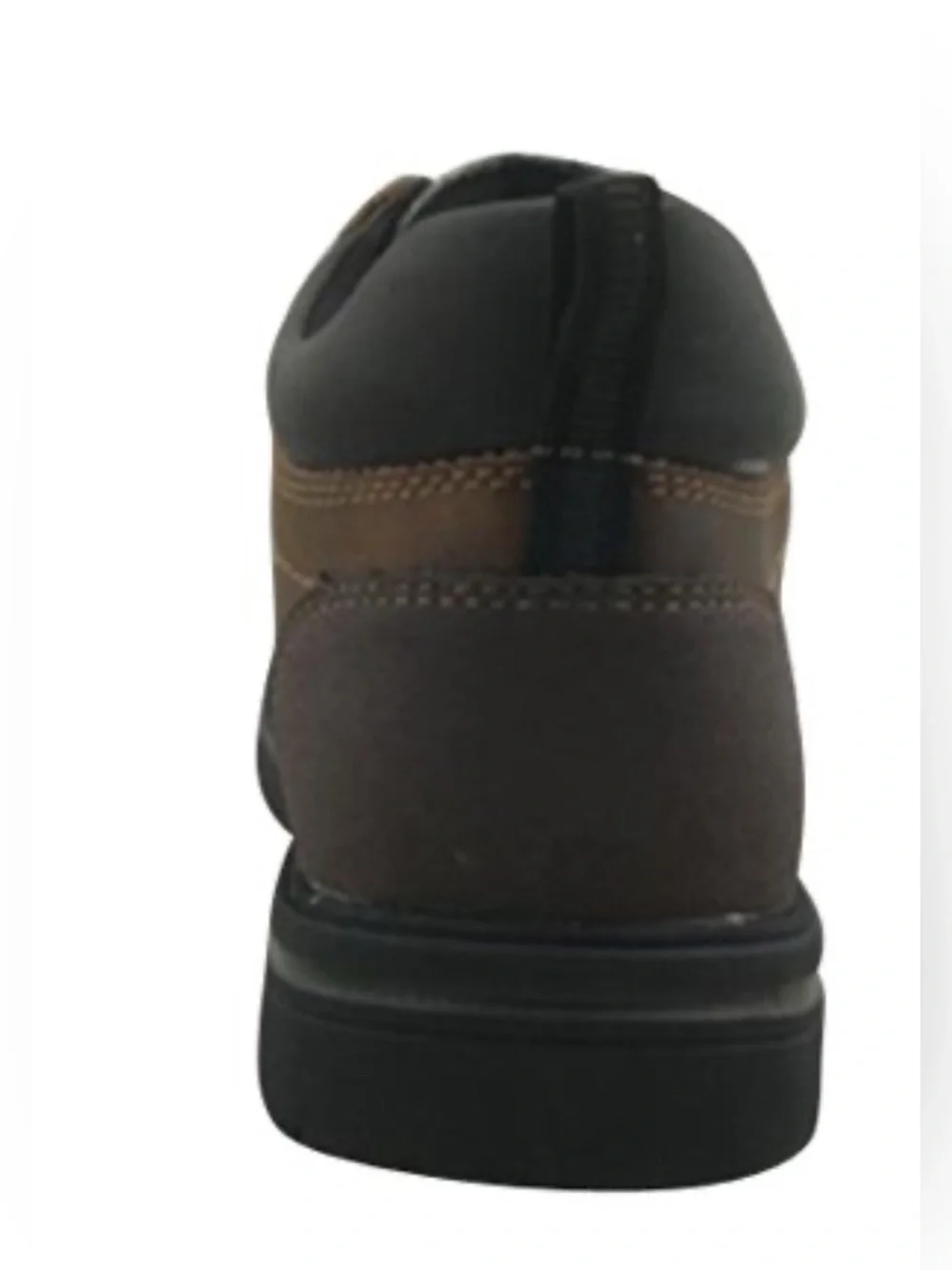 Wrangler Men's Brown Leather-Style Lace-Up mid Boot Shoes size 7